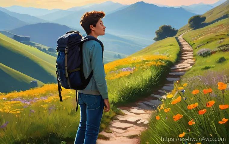 성장 단계별 특징 이해하기 - **Prompt for the Exploration Stage:**
"A vibrant, expressive digital painting of a young adult, ...